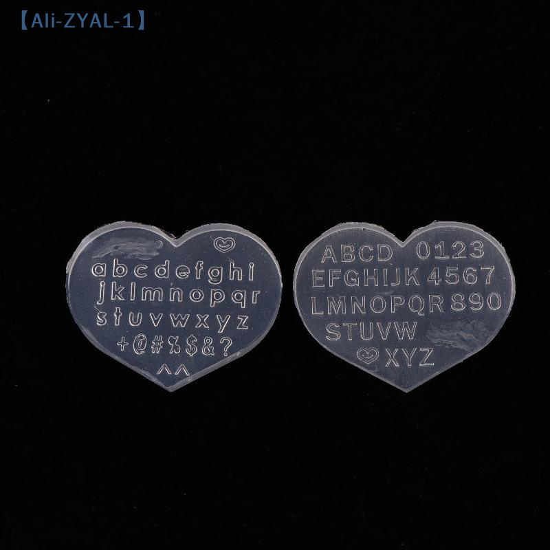 Resin Art Earrings Design - 【ZYAL-1】1/3PCS 아트 장식 유니버설 영어 문자