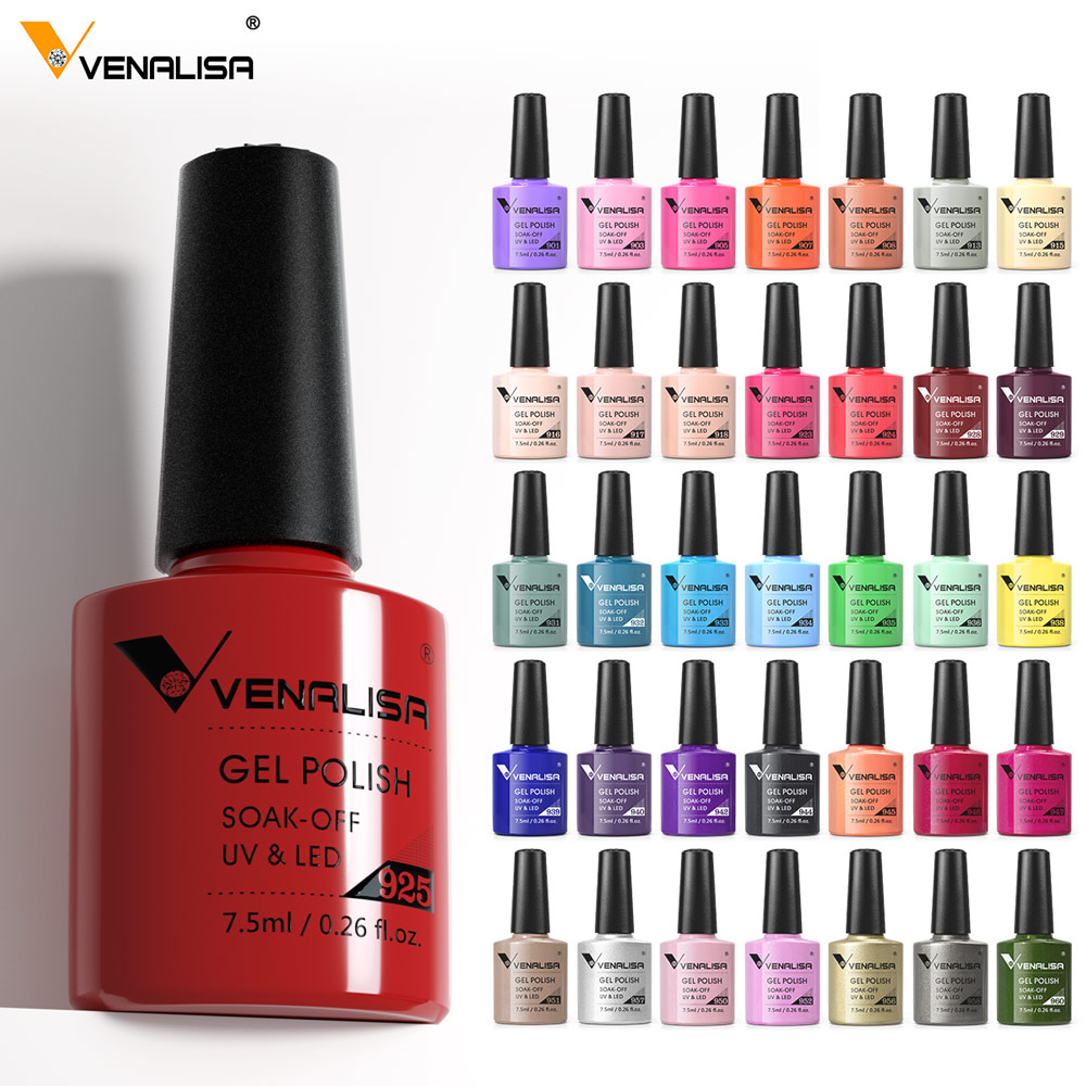 Glitter Powder Resin - VENALISA 세미 퍼머넌트 젤 폴리쉬, 겔락