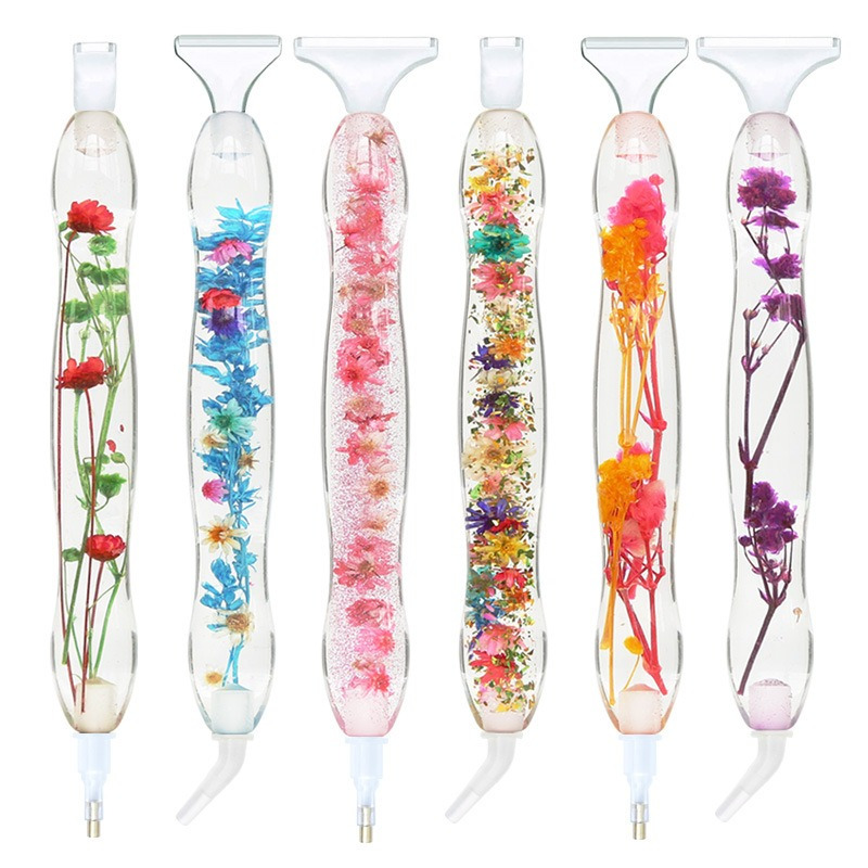 Resin Art Painting - 1세트 꽃무늬 레진 5D 다이아몬드 페인팅