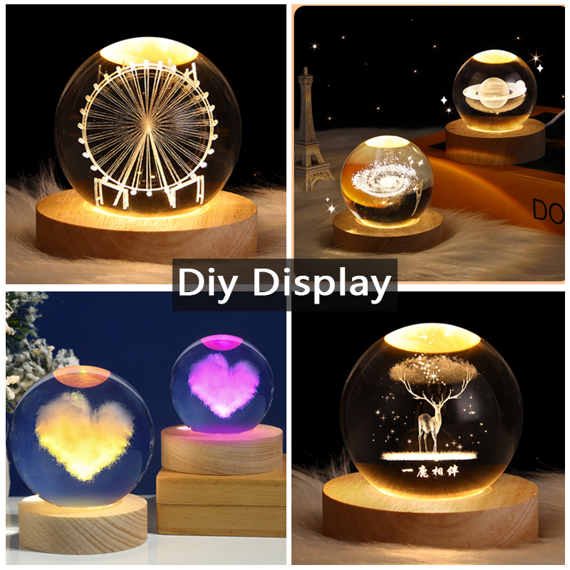 수 지 아트 디스플레이 라운드 나무 다채로운 LED 빛 - Resin Art Lamp 리뷰 및 가격