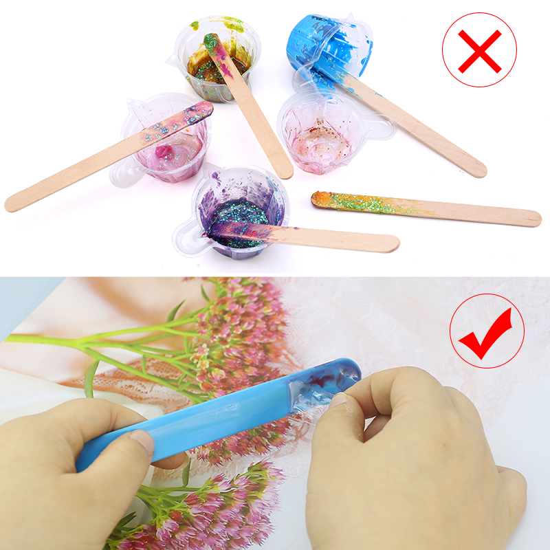 재사용 가능한 실리콘 교반 스틱, 송진, 에폭시, 액체 - Glitter Powder Resin 리뷰 및 가격