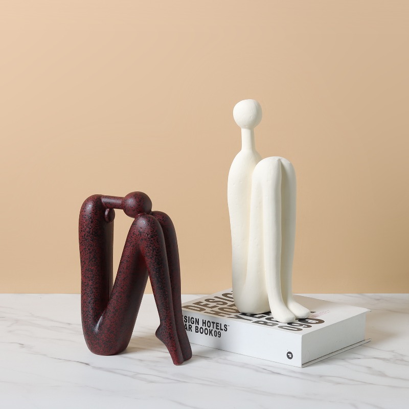 추상적인 인물, 미니멀리즘, 레진 조각 예술, 책상 장 - Resin Art Aesthetic 리뷰 및 가격