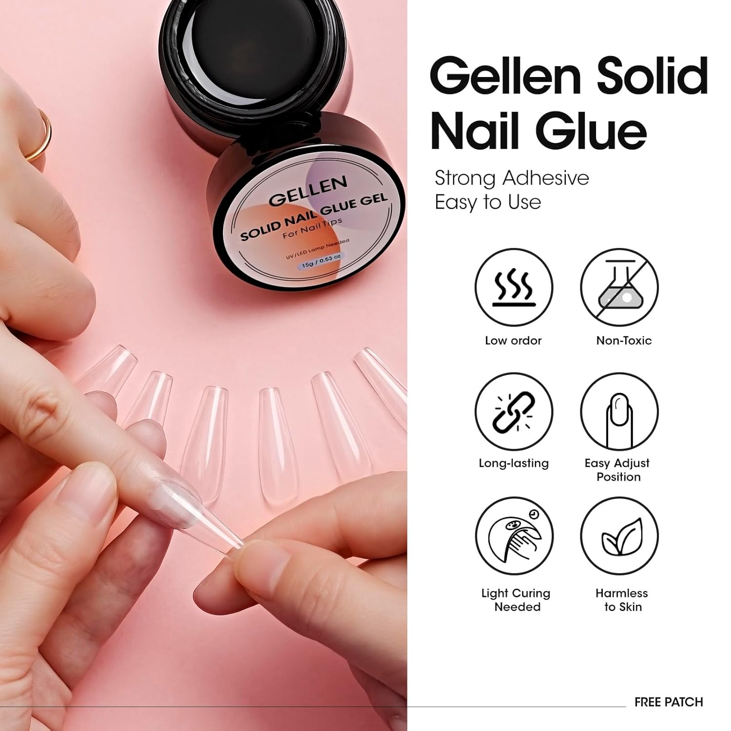 젤렌 네일 솔리드 글루 빌더 클리어 강화 젤 네일 팁  - Resin Color Paste 리뷰 및 가격