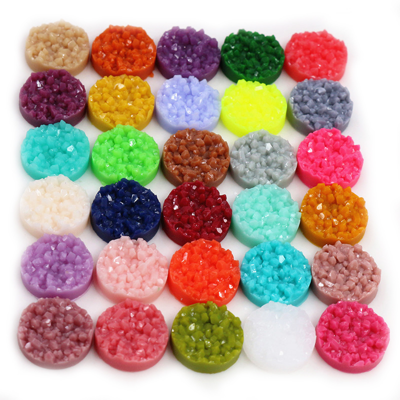 40pcs 수지 Druzy Cabochons 돔 8/1 - Resin Art Materials Kit 리뷰 및 가격