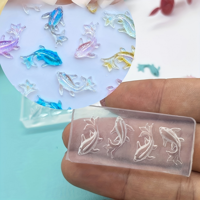 송진 쥬얼리 귀걸이 및 장식에 적합, Koi 물고기 실 - Resin Art Earrings Design 리뷰 및 가격