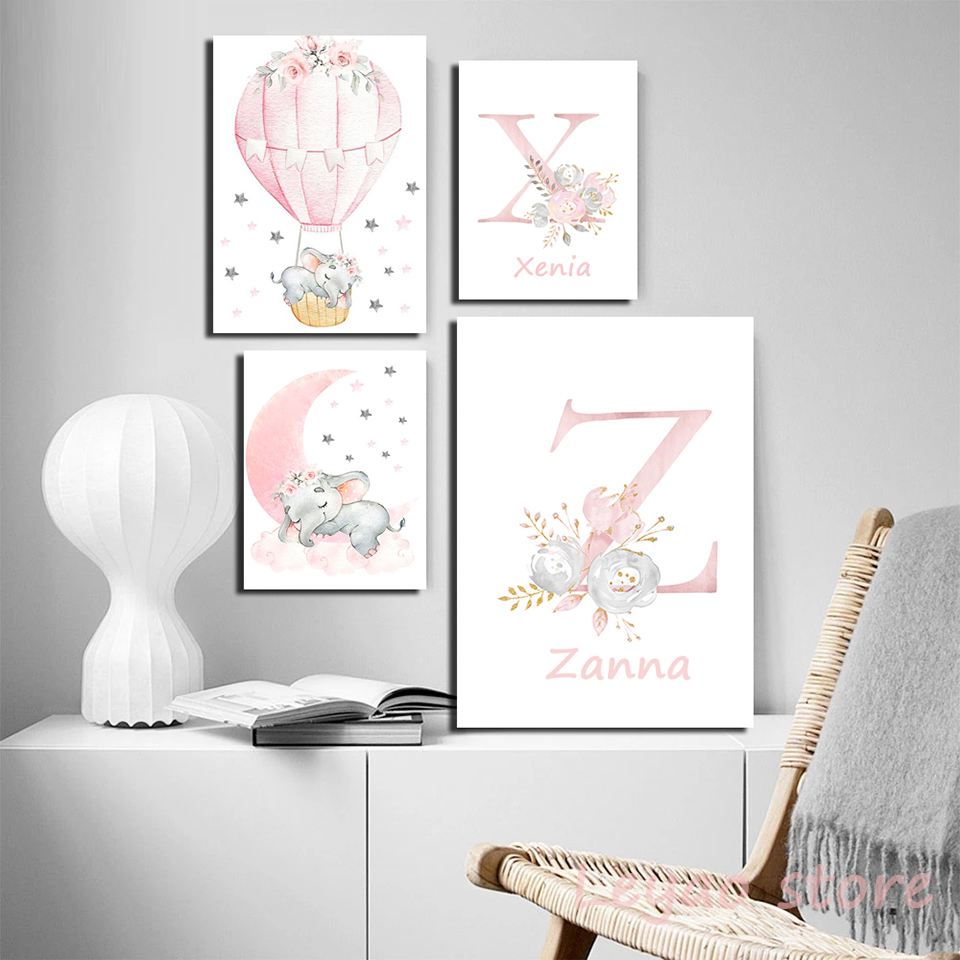 사랑스러운 동물 개인 이름 귀여운 토끼 코끼리 Diy  - Resin Art Name 리뷰 및 가격