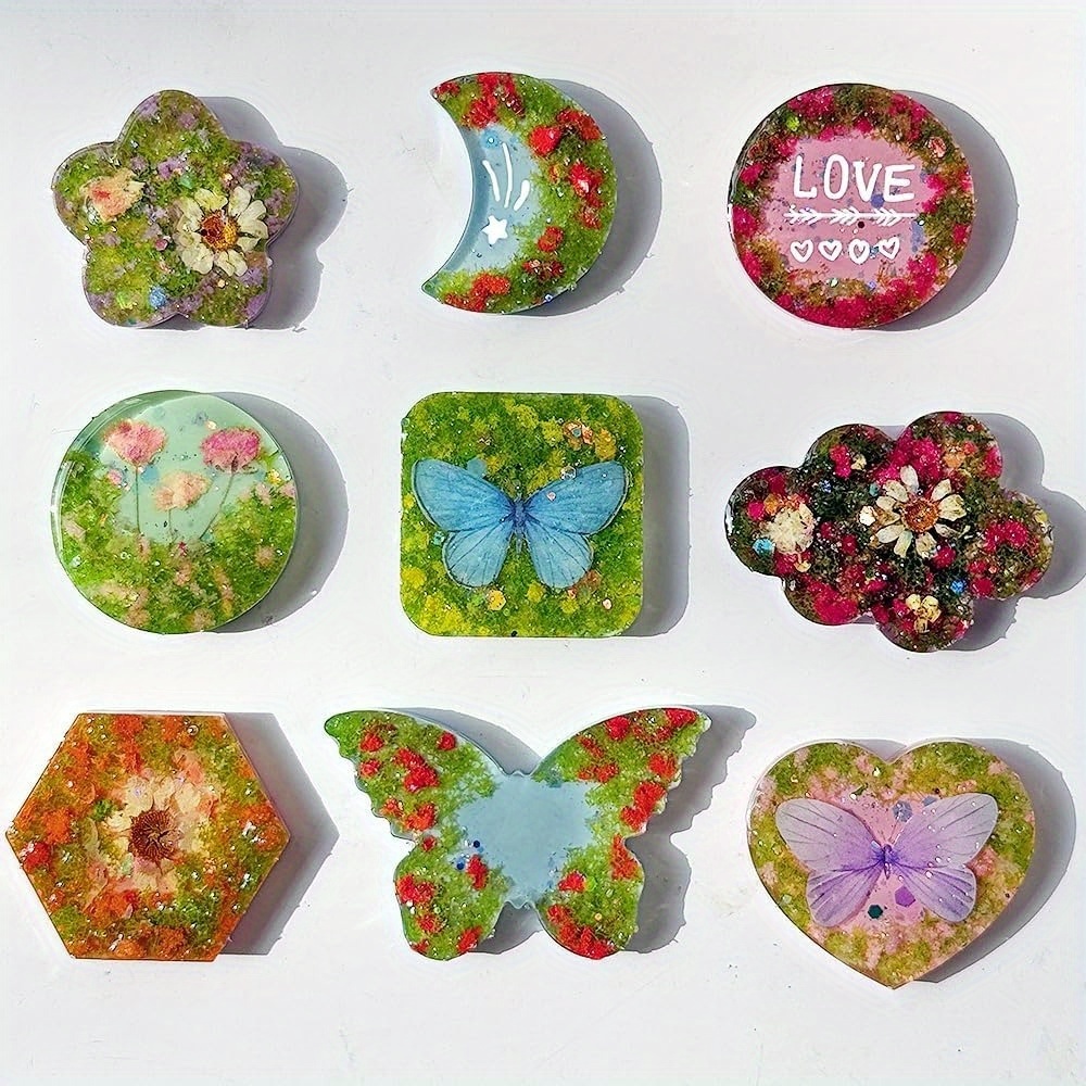 다양한 모양의 DIY 레진 실리콘 몰드 - 에폭시 주조 - Resin Art Name 리뷰 및 가격