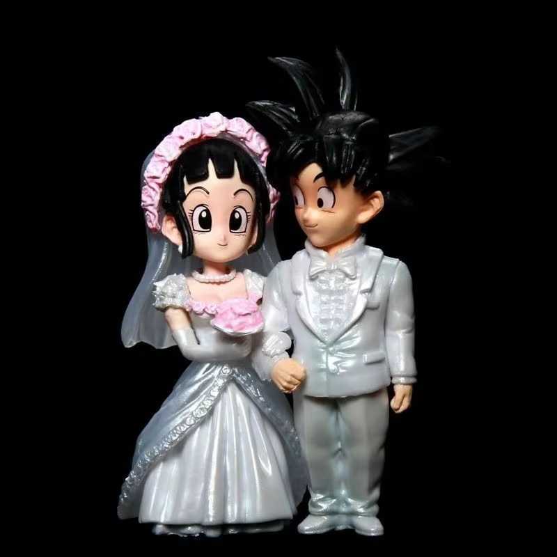 손오공과 치치 웨딩 마리아주 모델 드래곤볼 Z 액션 피 - Resin Art Dragon Ball Z 리뷰 및 가격