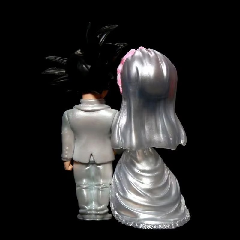 손오공과 치치 웨딩 마리아주 모델 드래곤볼 Z 액션 피 - Resin Art Dragon Ball Z 리뷰 및 가격