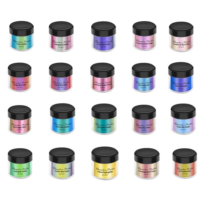 미러 카멜레온 송진 안료 글리터 매직 변색 진주 파우더 - Glitter Powder Resin 리뷰 및 가격