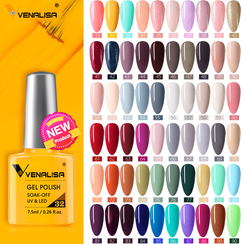 VENALISA 세미 퍼머넌트 젤 폴리쉬, 겔락 네일  - Glitter Powder Resin 리뷰 및 가격