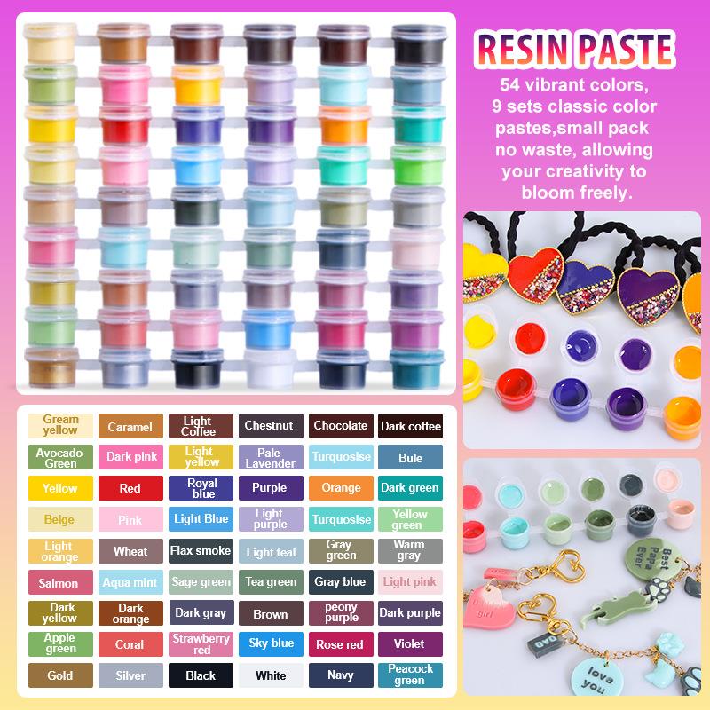 6색/세트 페이스트 안료 UV 레진 접착제 액상 착색제 - Resin Color Paste 리뷰 및 가격