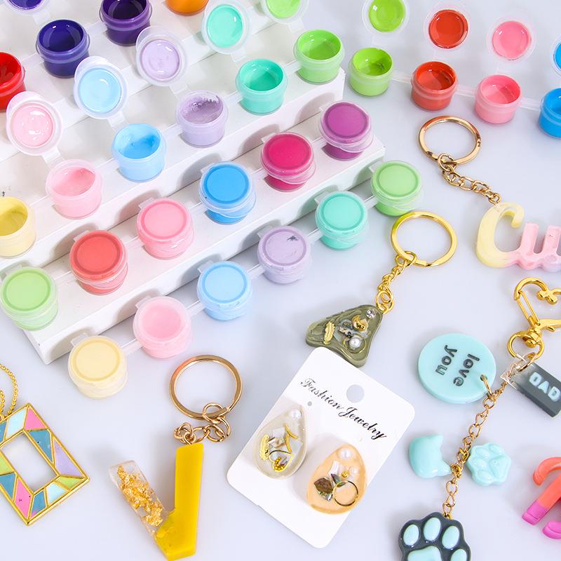 6색/세트 페이스트 안료 UV 레진 접착제 액상 착색제 - Resin Color Paste 리뷰 및 가격