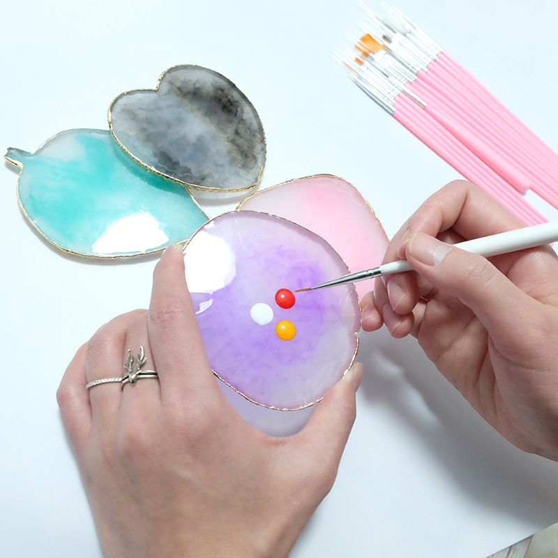 수지 스톤 컬러 팔레트 젤 매니큐어 혼합 드로잉 페인트 - Resin Color Paste 리뷰 및 가격