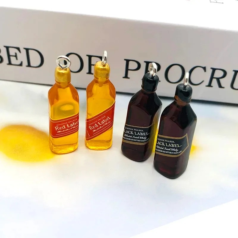 10Pcs 작은 와인 바 병 수지 참 DIY 귀걸이 액 - Resin Art Materials Kit 리뷰 및 가격
