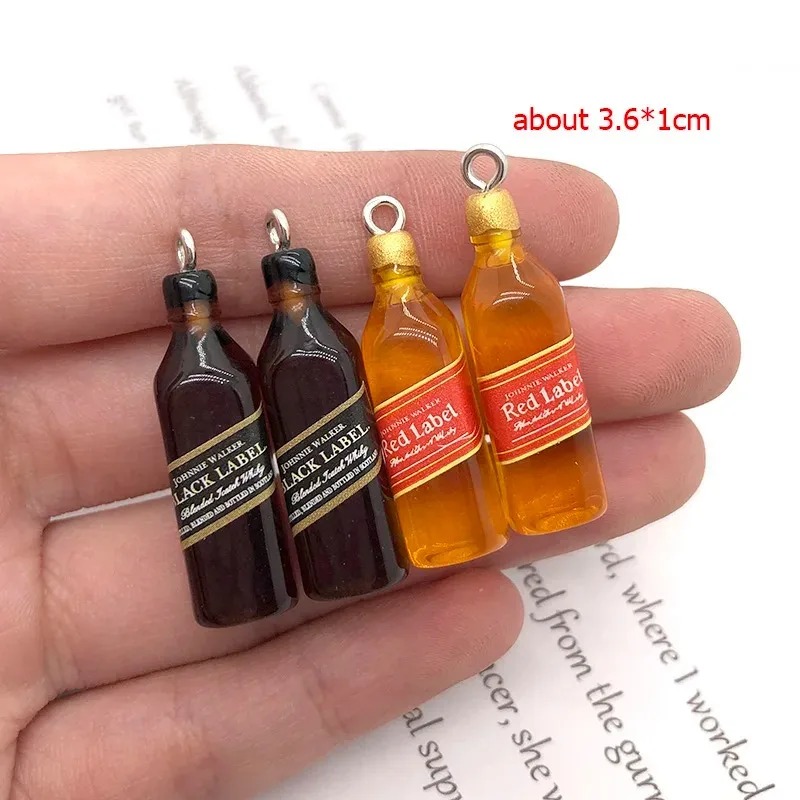 10Pcs 작은 와인 바 병 수지 참 DIY 귀걸이 액 - Resin Art Materials Kit 리뷰 및 가격
