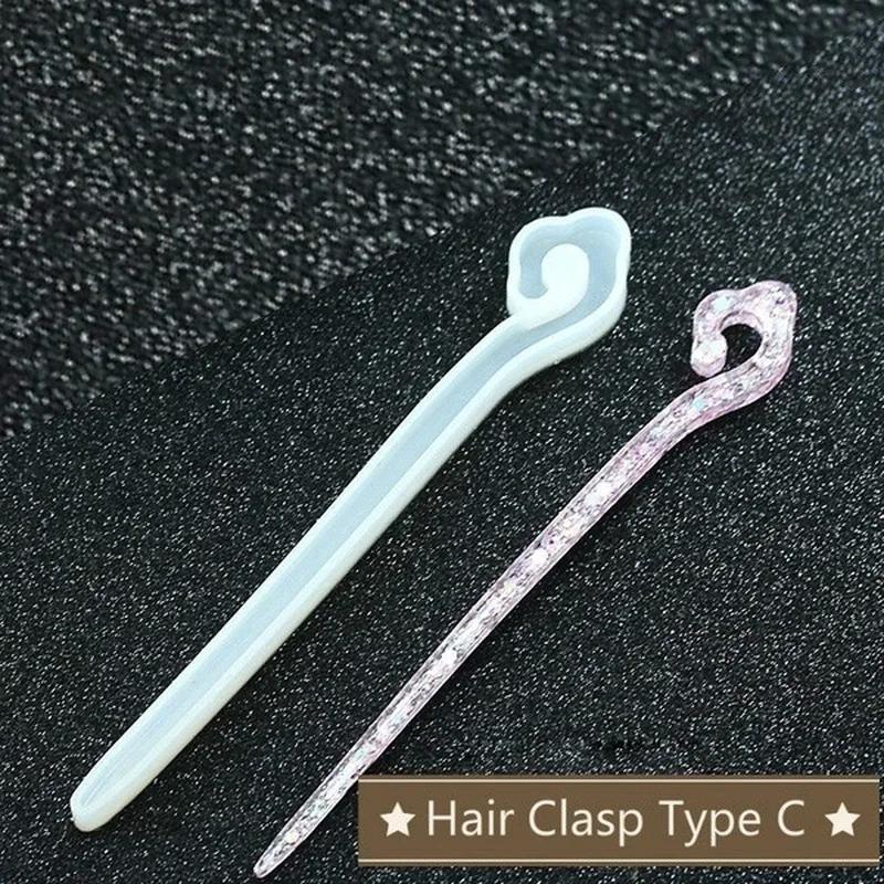 새로운 투명 머리핀 실리콘 특수 금형 수지 DIY 헤어 - Resin Art Supplies 리뷰 및 가격