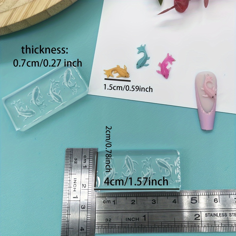 송진 쥬얼리 귀걸이 및 장식에 적합, Koi 물고기 실 - Resin Art Earrings Design 리뷰 및 가격