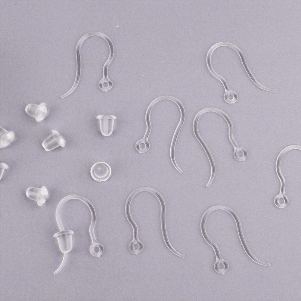 40개 투명 플라스틱 귀걸이 훅 이어 와이어 루프 포함 - Resin Art Materials Kit 리뷰 및 가격