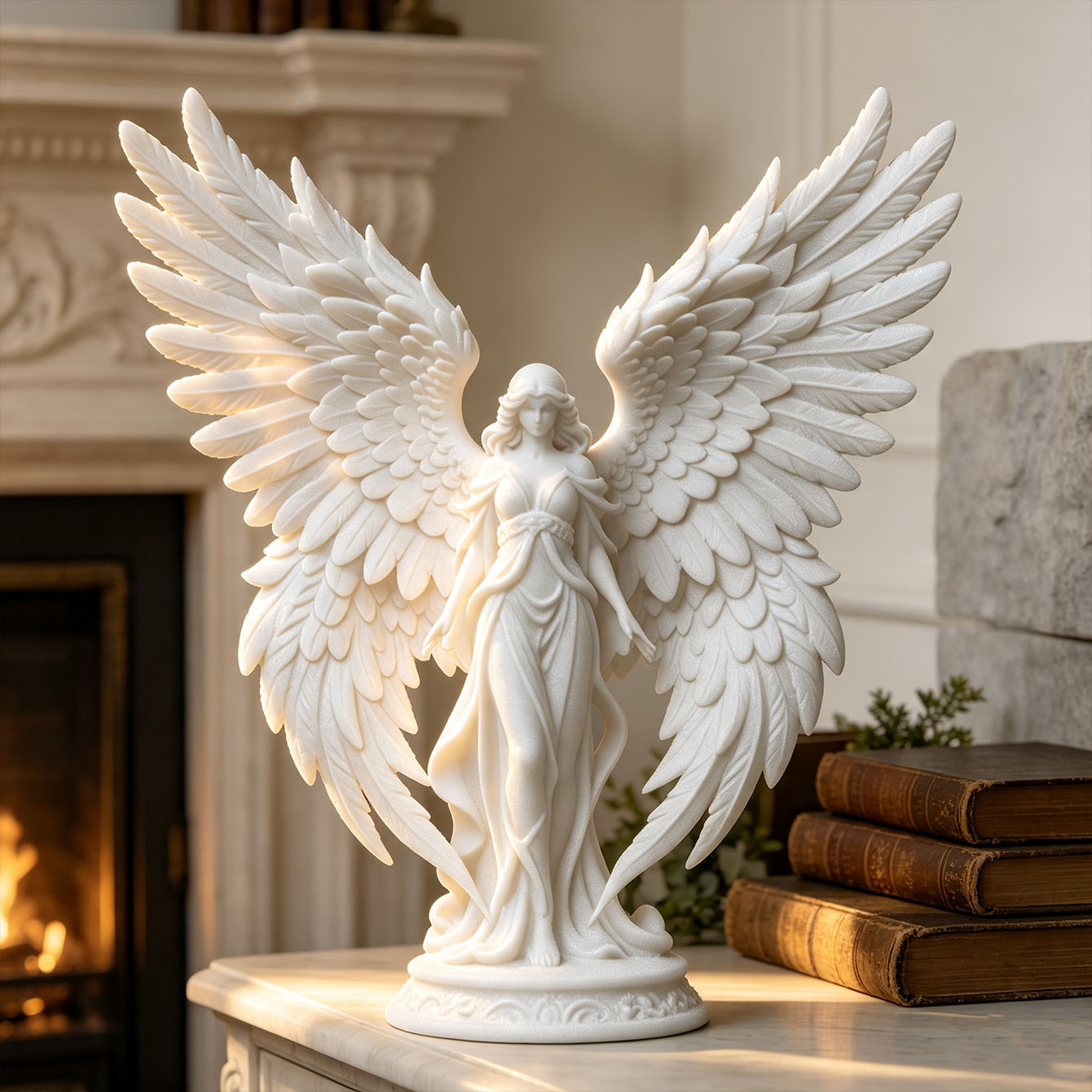 라이트 럭셔리 3D 프린팅 천사 여신 힐링 장식품 순백 - Resin Art Lamp 리뷰 및 가격