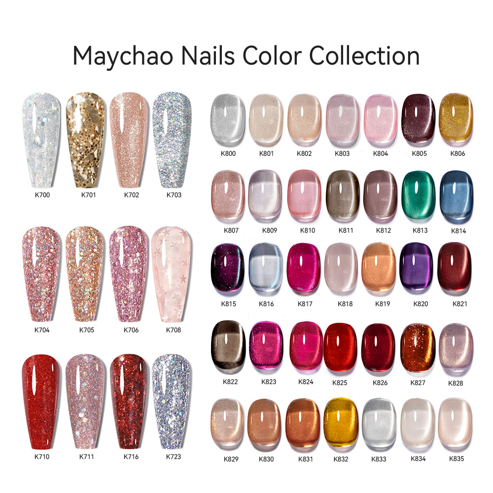 MAYCHAO 캣아이 마그네틱 젤 네일 폴리쉬 글리터  - Glitter Powder Resin 리뷰 및 가격
