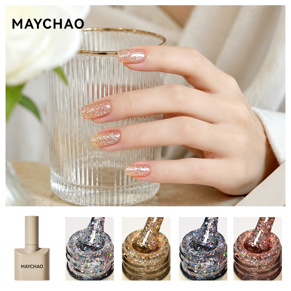 MAYCHAO 캣아이 마그네틱 젤 네일 폴리쉬 글리터  - Glitter Powder Resin 리뷰 및 가격