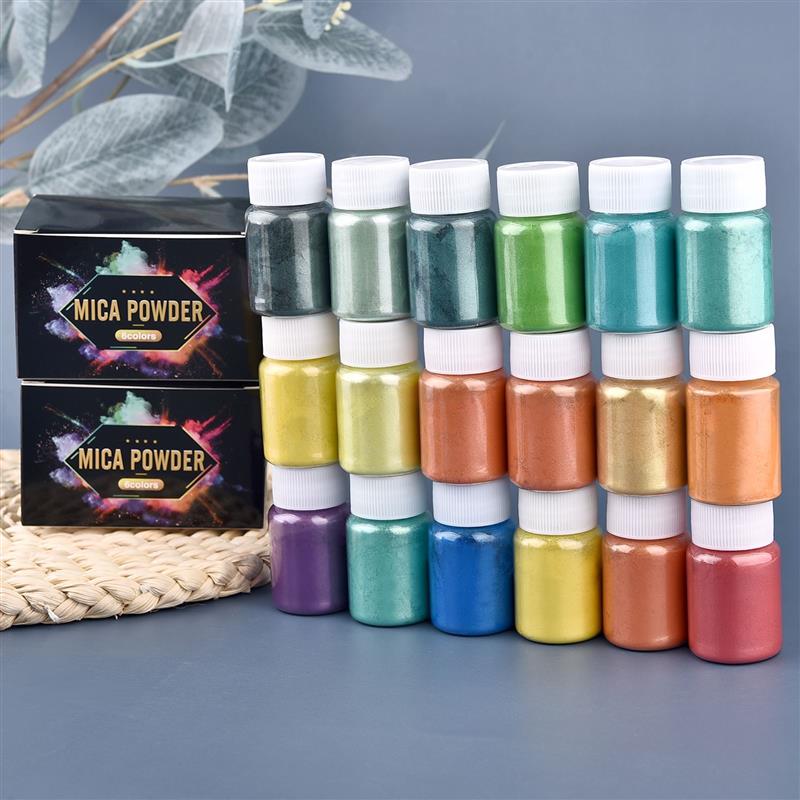 6 Pcs-Set 에폭시 수지 염료 운모 분말 분말 안 - Resin Color Paste 리뷰 및 가격
