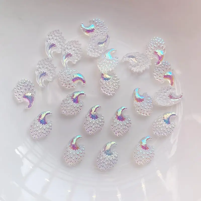50개/묶음 8*12mm 보석 액세서리 레진 라인스톤  - Resin Art Earrings Design 리뷰 및 가격