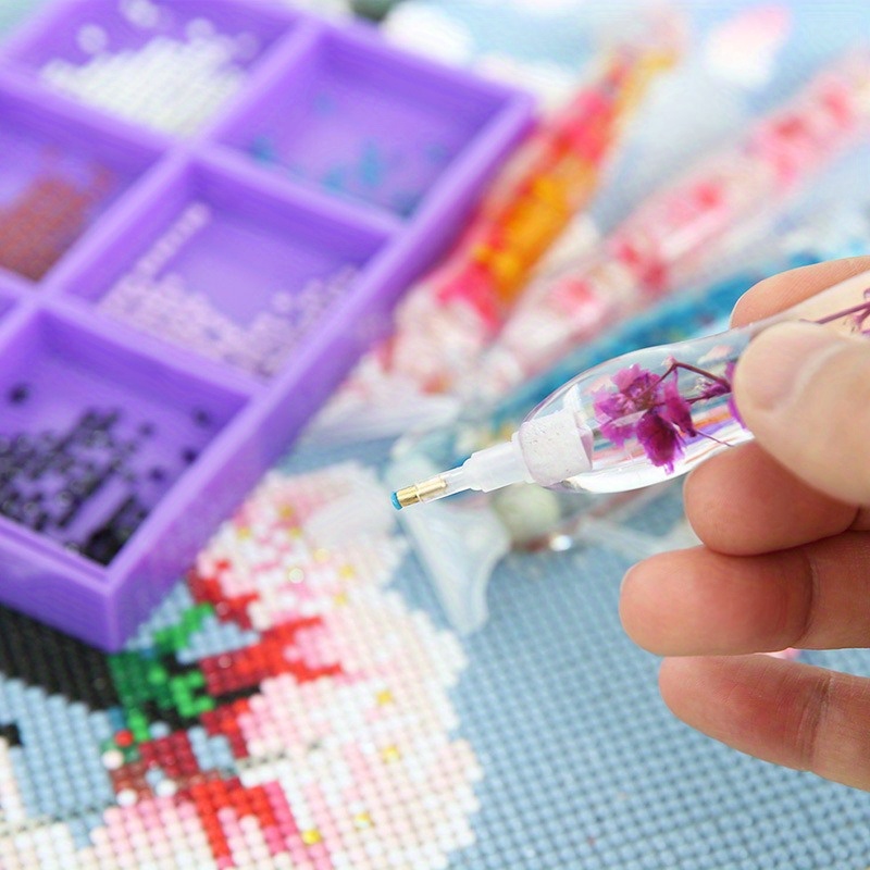 1세트 꽃무늬 레진 5D 다이아몬드 페인팅 펜, 6개  - Resin Art Painting 리뷰 및 가격